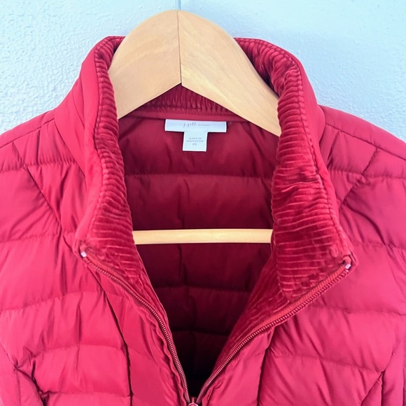 J. Jill Cranberry Red Down Vest - Picture 8 of 11